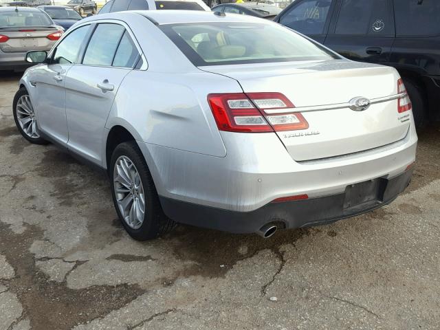 1FAHP2F85HG127889 - 2017 FORD TAURUS LIM SILVER photo 3