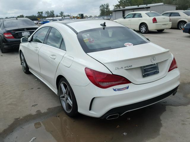 WDDSJ4EB7EN048487 - 2014 MERCEDES-BENZ CLA 250 WHITE photo 3