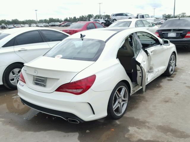 WDDSJ4EB7EN048487 - 2014 MERCEDES-BENZ CLA 250 WHITE photo 4