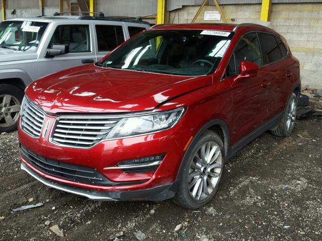 5LMCJ1A92FUJ12791 - 2015 LINCOLN MKC RED photo 2