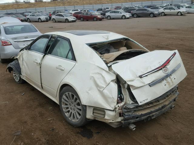 1G6DK5EV2A0143730 - 2010 CADILLAC CTS PERFOR WHITE photo 3