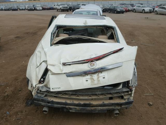 1G6DK5EV2A0143730 - 2010 CADILLAC CTS PERFOR WHITE photo 9