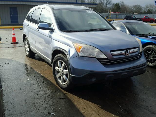 JHLRE48757C038966 - 2007 HONDA CR-V EXL BLUE photo 1