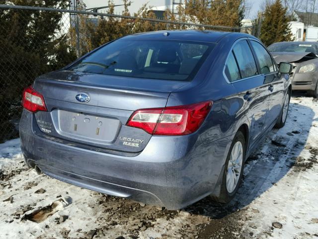 4S3BNAC68F3025851 - 2015 SUBARU LEGACY 2.5 BLUE photo 4