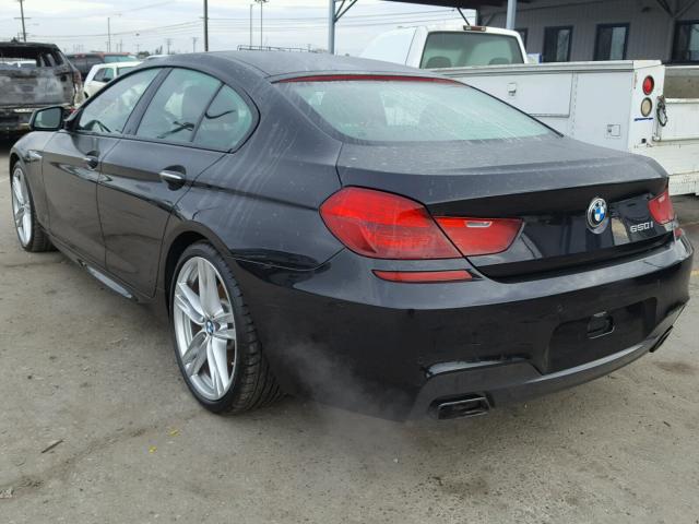 WBA6B2C51FGB99261 - 2015 BMW 650 I BLACK photo 3