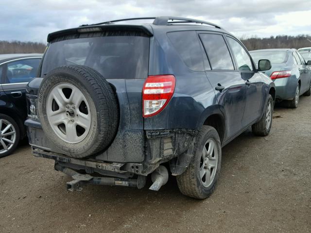 2T3ZF33V59W005220 - 2009 TOYOTA RAV4 BLUE photo 4