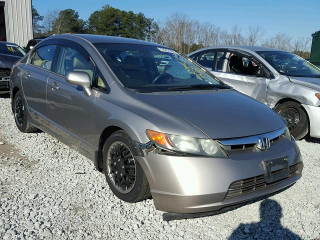 1HGFA16556L026926 - 2006 HONDA CIVIC LX BEIGE photo 1