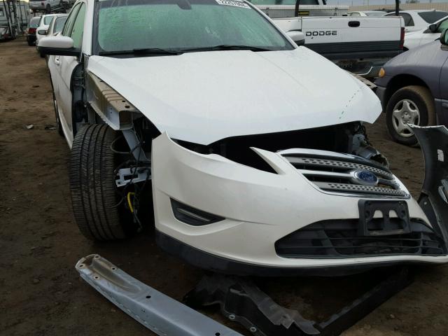 1FAHP2EW4AG151395 - 2010 FORD TAURUS SEL WHITE photo 9