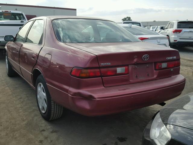 JT2BF22K7V0032252 - 1997 TOYOTA CAMRY LE RED photo 3