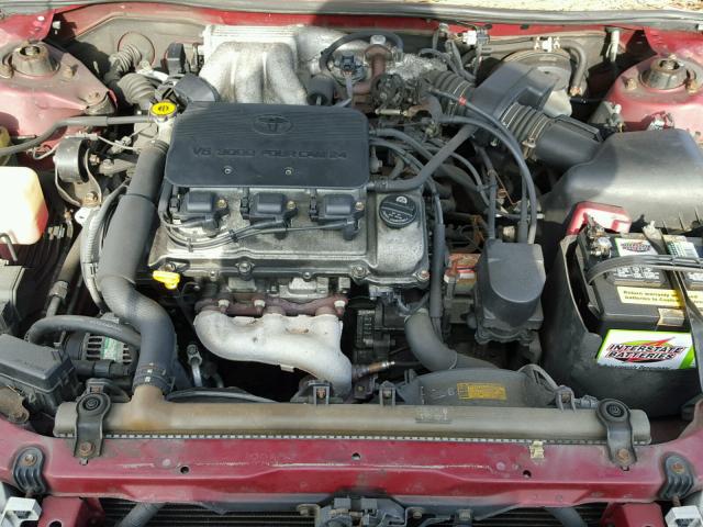 JT2BF22K7V0032252 - 1997 TOYOTA CAMRY LE RED photo 7