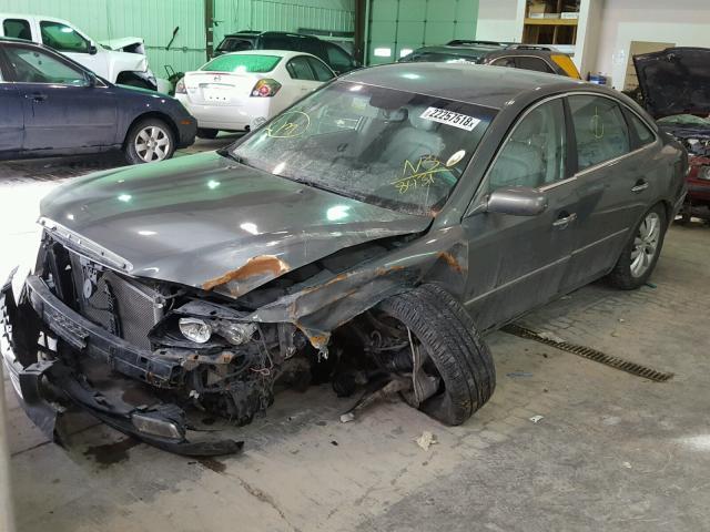 KMHFC46F97A178431 - 2007 HYUNDAI AZERA SE GREEN photo 2