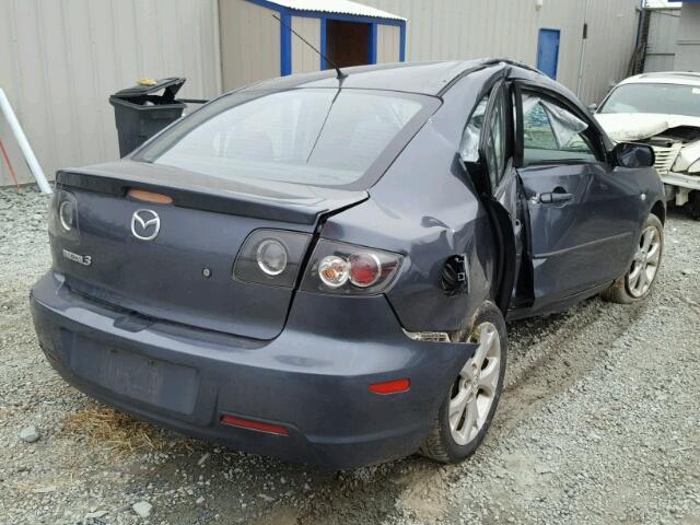 JM1BK32F481186153 - 2008 MAZDA 3 I BLUE photo 4