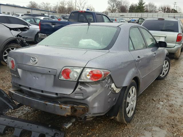 1YVFP80C565M32247 - 2006 MAZDA 6 I GRAY photo 4