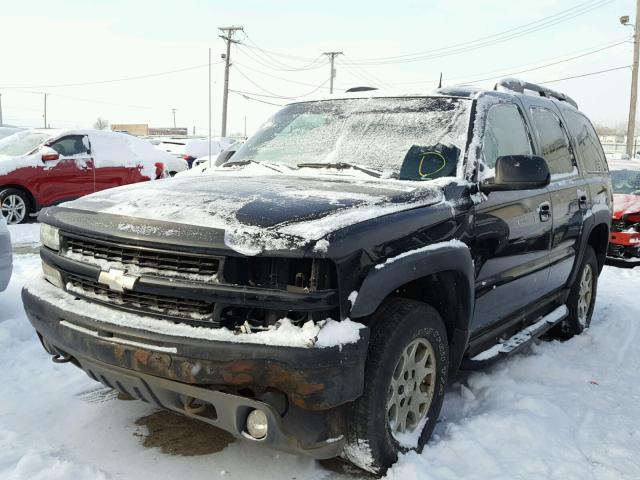 1GNEK13Z42R164762 - 2002 CHEVROLET TAHOE K150 BLACK photo 2