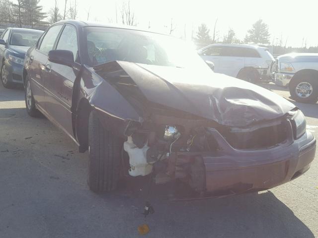 2G1WH52K349365727 - 2004 CHEVROLET IMPALA LS MAROON photo 1