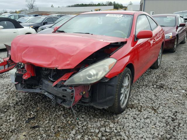 4T1CE30P88U765373 - 2008 TOYOTA CAMRY SOLA RED photo 2