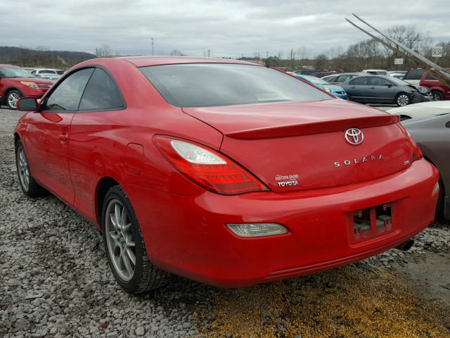 4T1CE30P88U765373 - 2008 TOYOTA CAMRY SOLA RED photo 3