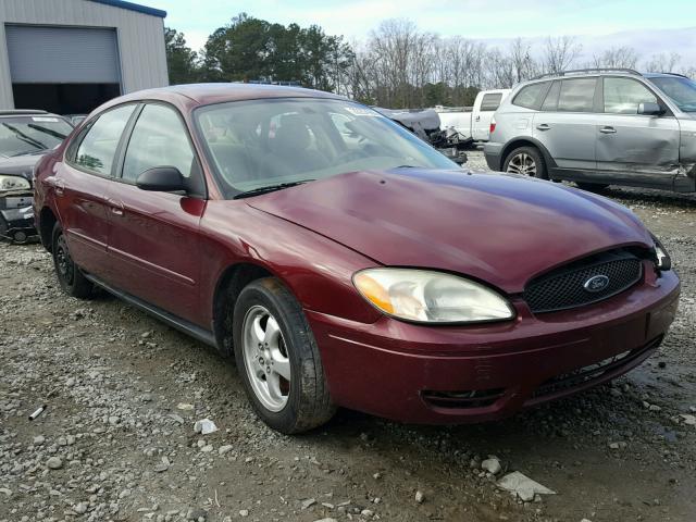 1FAFP53U47A183219 - 2007 FORD TAURUS SE MAROON photo 1