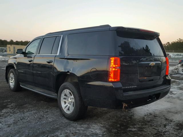 1GNSKHKC6GR454274 - 2016 CHEVROLET SUBURBAN K BLACK photo 3