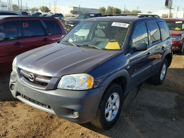 4F2YZ02Z46KM34732 - 2006 MAZDA TRIBUTE I GRAY photo 2