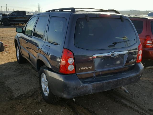 4F2YZ02Z46KM34732 - 2006 MAZDA TRIBUTE I GRAY photo 3