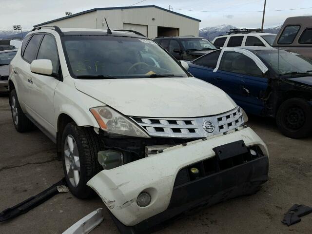 JN8AZ08W23W217431 - 2003 NISSAN MURANO SL WHITE photo 1