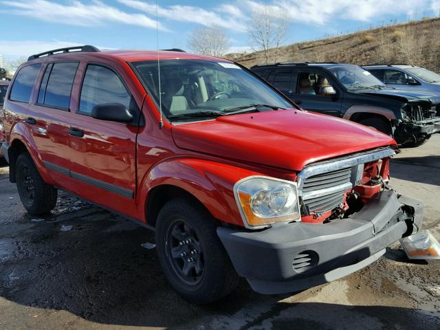 1D4HB38N85F584282 - 2005 DODGE DURANGO ST RED photo 1