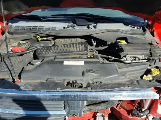 1D4HB38N85F584282 - 2005 DODGE DURANGO ST RED photo 7