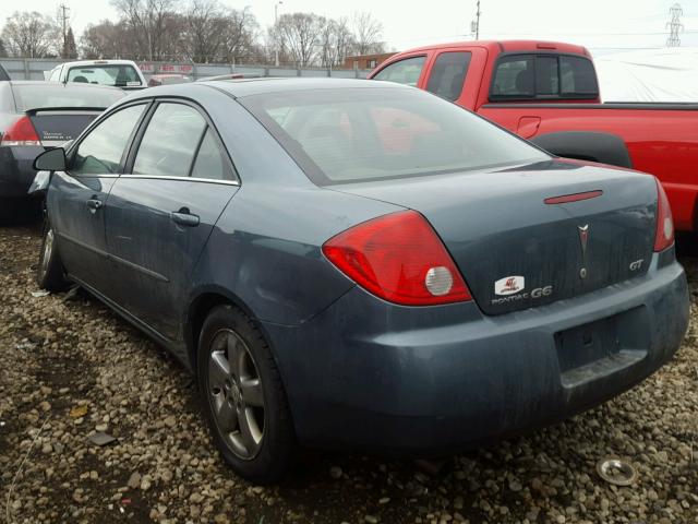 1G2ZH578X64220731 - 2006 PONTIAC G6 GT BLUE photo 3