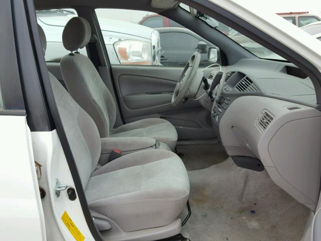 JT2BK18U220069834 - 2002 TOYOTA PRIUS WHITE photo 5