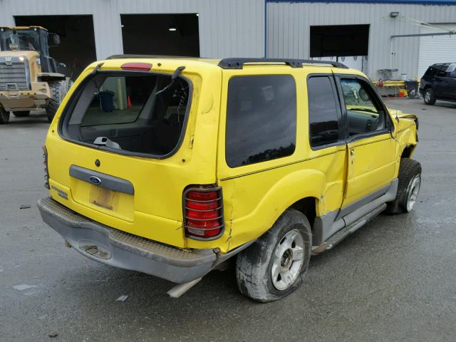 1FMYU60E53UA46910 - 2003 FORD EXPLORER S YELLOW photo 4