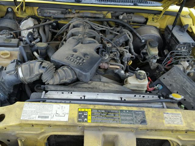 1FMYU60E53UA46910 - 2003 FORD EXPLORER S YELLOW photo 7