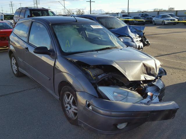 3FAFP31302R203849 - 2002 FORD FOCUS ZX3 GRAY photo 1