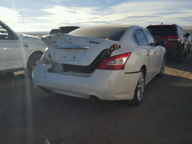 1N4AA5AP8AC838924 - 2010 NISSAN MAXIMA S WHITE photo 4