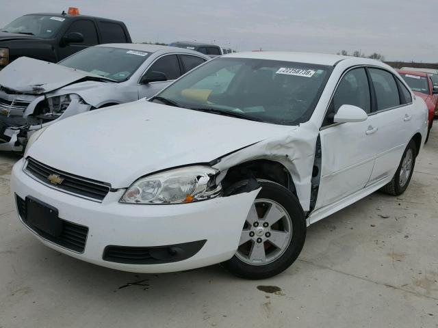 2G1WG5EK3B1127337 - 2011 CHEVROLET IMPALA LT WHITE photo 2