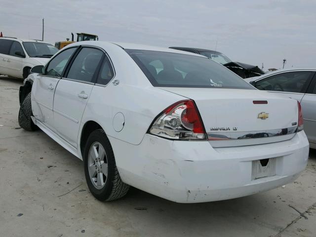 2G1WG5EK3B1127337 - 2011 CHEVROLET IMPALA LT WHITE photo 3