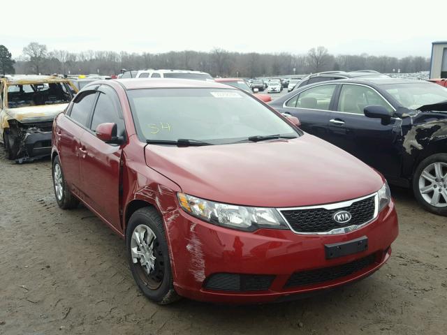 KNAFU4A28C5575215 - 2012 KIA FORTE EX RED photo 1