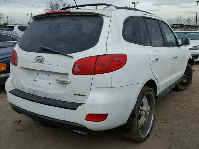 5NMSH73E97H039391 - 2007 HYUNDAI SANTA FE S WHITE photo 4