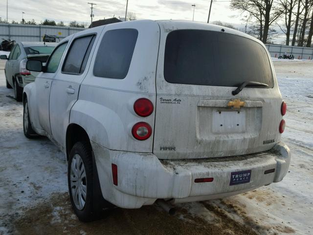 3GNCA13B99S624535 - 2009 CHEVROLET HHR LS WHITE photo 3