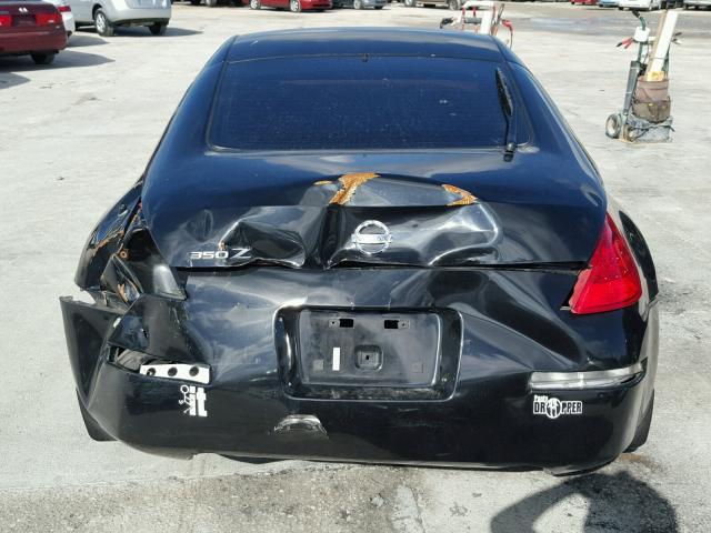 JN1BZ34D08M706468 - 2008 NISSAN 350Z COUPE BLACK photo 6