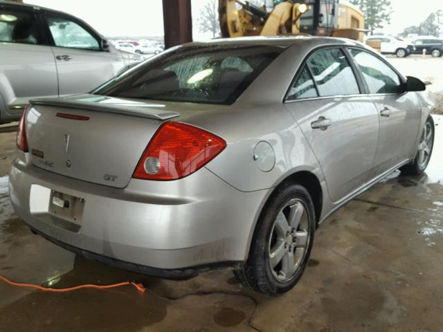 1G2ZH57N184235112 - 2008 PONTIAC G6 GT SILVER photo 4