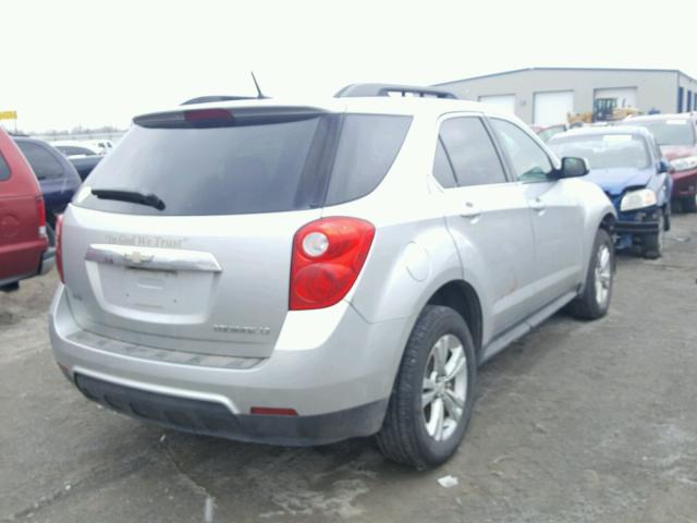 2CNALDEW0A6330077 - 2010 CHEVROLET EQUINOX LT SILVER photo 4