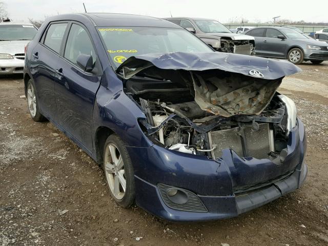 2T1KE40E89C017662 - 2009 TOYOTA COROLLA MA BLUE photo 1