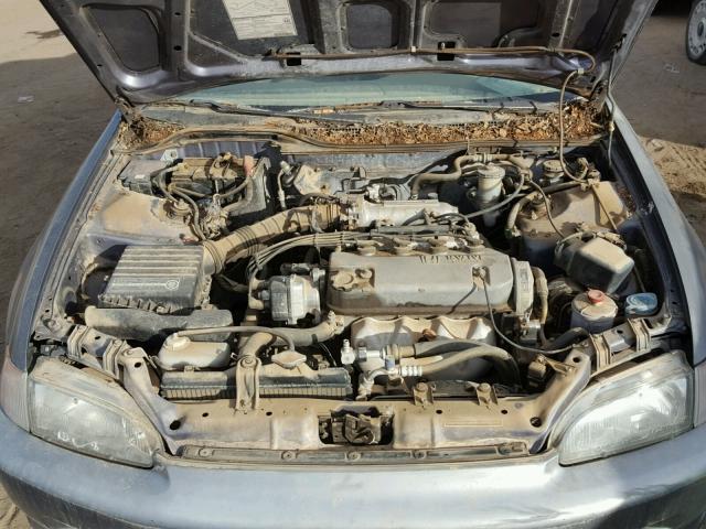 1HGEG8559SL022621 - 1995 HONDA CIVIC LX GRAY photo 7