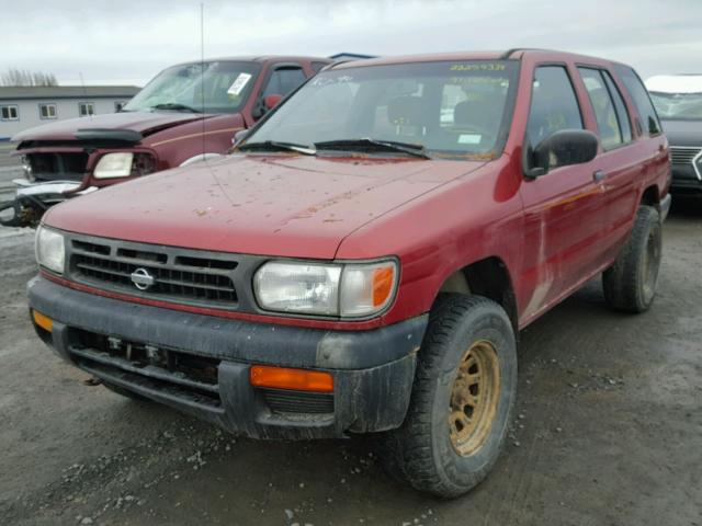 JN8AR05Y2VW182740 - 1997 NISSAN PATHFINDER RED photo 2