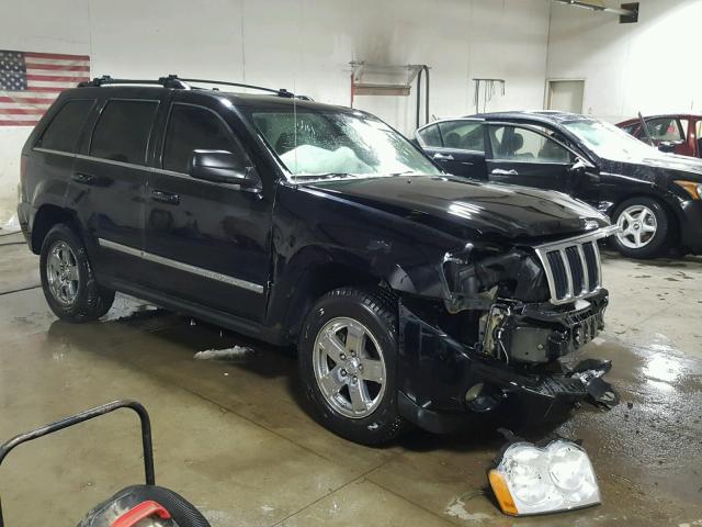 1J4HR58256C360992 - 2006 JEEP GRAND CHER BLACK photo 1