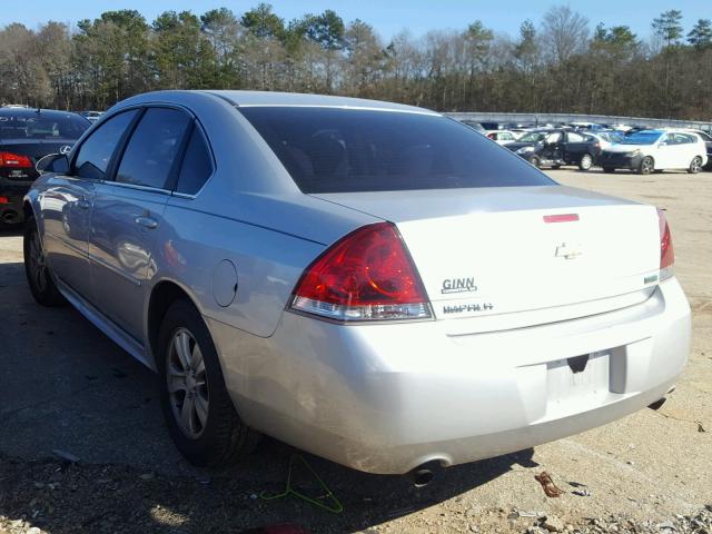 2G1WF5E32C1166661 - 2012 CHEVROLET IMPALA LS SILVER photo 3