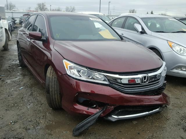 1HGCR2F59HA308308 - 2017 HONDA ACCORD SPO MAROON photo 1