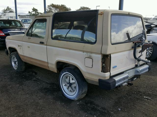 1FMCU14S2EUD94289 - 1984 FORD BRONCO II TWO TONE photo 3