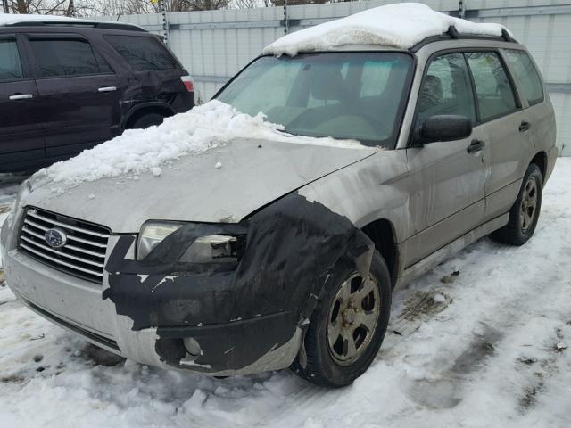 JF1SG63647H739686 - 2007 SUBARU FORESTER 2 SILVER photo 2